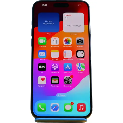 Смартфон Apple iPhone 15 Pro Max 256GB Blue Titanium (MU7A3) Б/У [158145] - фото 1