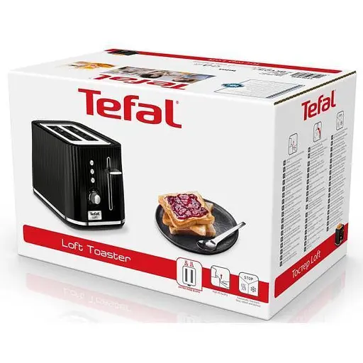 Тостер Tefal Loft TT7618 black (TT761838) - фото 3