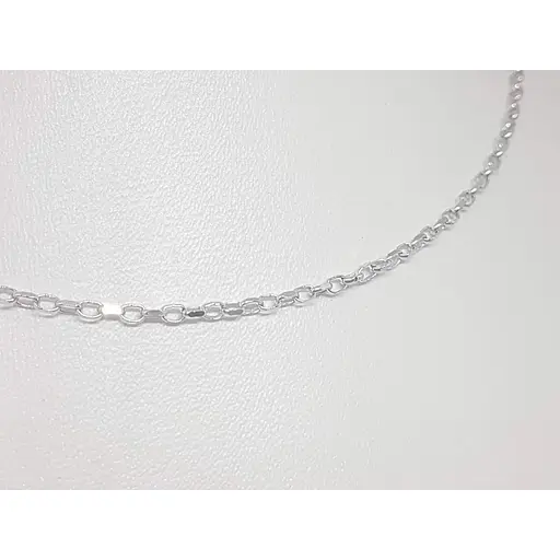 Срібний ланцюжок Аметист Якірне 39025РОВ 45 - фото 2