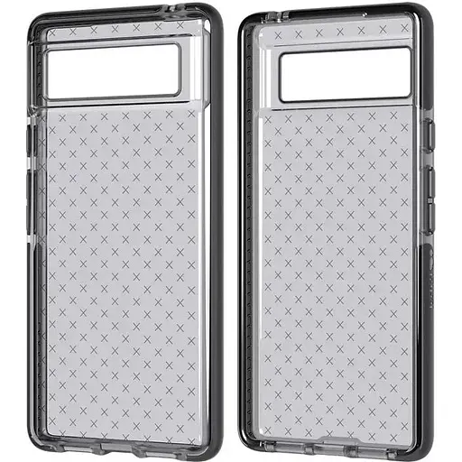 Оригинальный противоударный силиконовый чехол Tech21 Evo Check для Google Pixel 7 (6.3") Smokey Black T21-9546 - фото 8