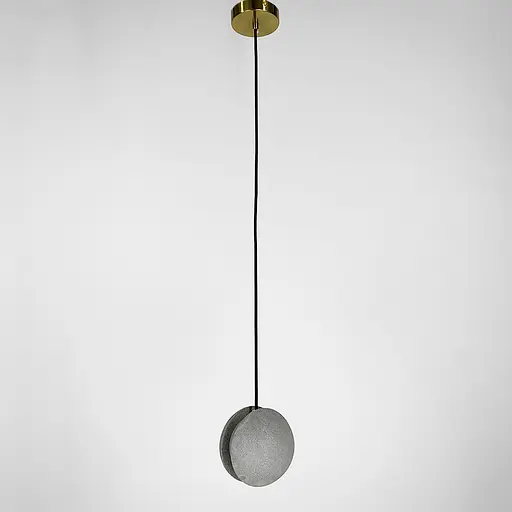 Підвіс MOON CONCRETE у вигляді розділеної сірої бетонної кулі Line.F MJ 169-140 GR - фото 3