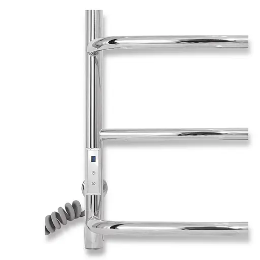 Електрична рушникосушарка Laris Єврофлеш П6 500x800 з полицею Е ліва S 73207610, Хром, Ліве, Електронний - фото 6