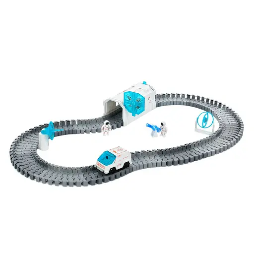 Детский игровой набор "Трек" 7501, фигурки 2 штуки 127 деталей - фото 2