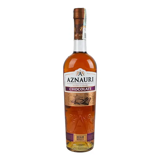 Уценка. Напиток алкогольный Aznauri Chocolate De Luxe 5 yo 30% 0.5 л  - фото 2