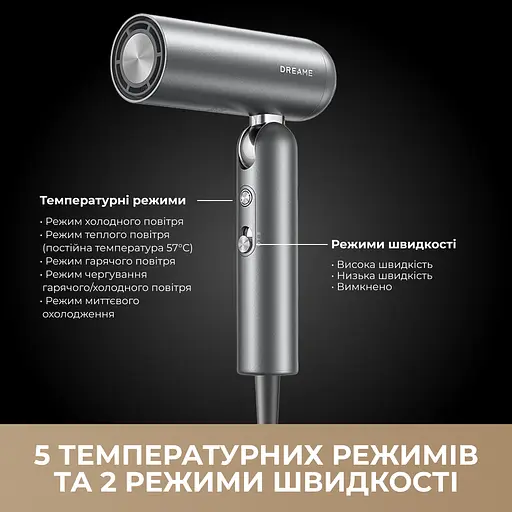 Фен-стайлер Dreame Pocket Pro 3in1 Grey - фото 7