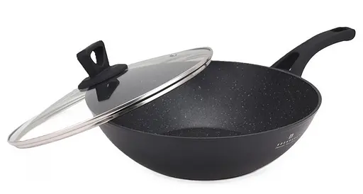 Сковорода Вок Edenberg EB-14102 28 см чорна - фото 2