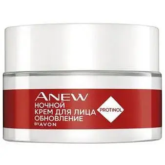 Нічний крем для обличчя Avon Anew Оновлення з технологією Protinol 15 мл - фото 1
