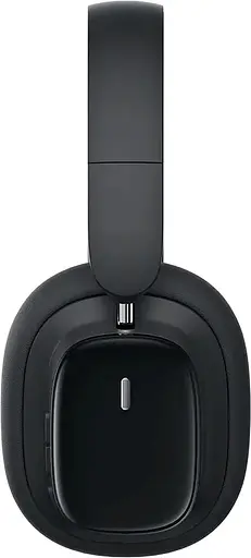 Накладні навушники Baseus Bowie H1i, Noise-Cancellation Wireless Headphones, BT5.3, 3.5mm, 600mAh, 100h, ANC, black - фото 6