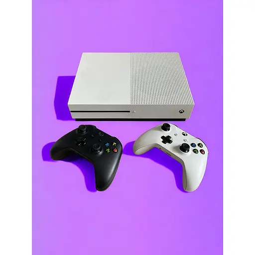 Игровая приставка стационарная Microsoft Xbox One S 500 ГБ 2 джойстика + гарантия