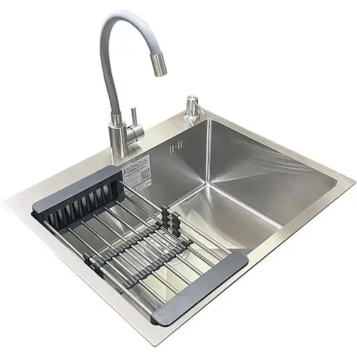 Комплект мойка + смеситель Romzha Arta U-550S Max (С) - фото 3