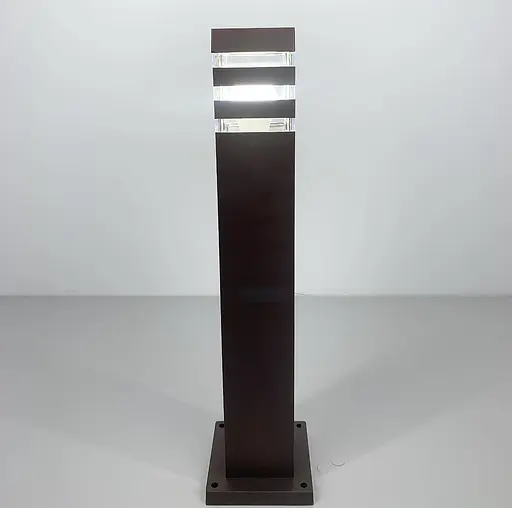 Вуличний ліхтар-стовп в корпусі кольору Coffee 80 см | Line F | Арт. 8024 80CM CF (стовп) - фото 3