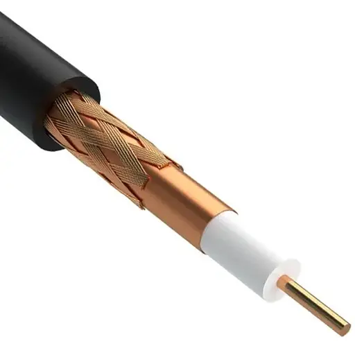 Кабель коаксиальный OK-net RG-8-49П 50 Ом, бухта 100м