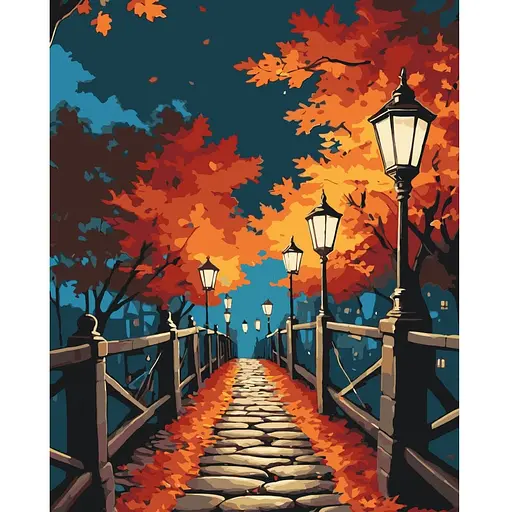 Набор для росписи ArtCraft Ночная прогулка 40 x 50 см (11054-AC)