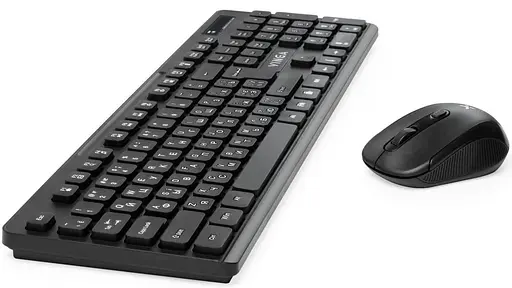 Комплект (Клавіатура та Миша) Vinga KBSW-100 Wireless (KBSW-100) Black - фото 4