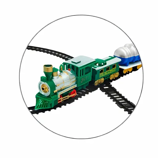 Детская железная дорога Classic Train со звуком и светом (JHX6681) - фото 3