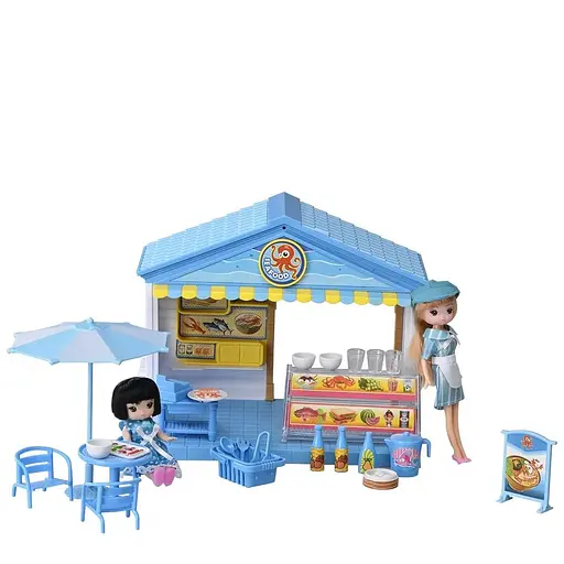 Игровой набор домик для куклы Морепродукты IM374
