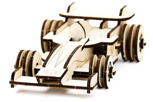 Дерев'яний конструктор Формула 1 39 деталей - фото 3