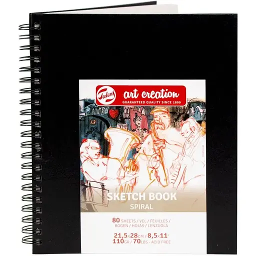 Блокнот на спіралі Royal Talens Art Creation 21.5х28см 110г/м2 80л - фото 3