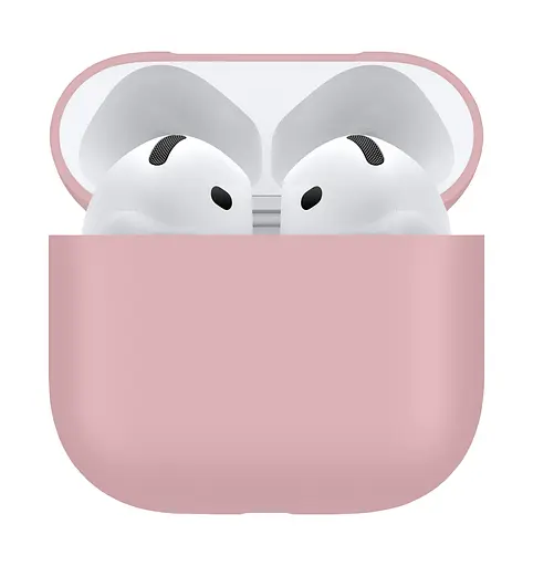 Чохол для навушників MAKE Apple AirPods 4 Silicone Pink