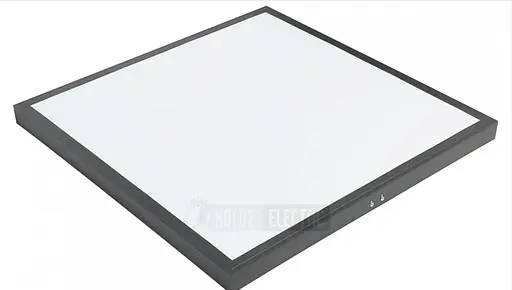 Світильник накладний 600*600 SMD LED "PULSAR-48" 48 W 6400K чорний - фото 1