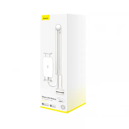 Тримач Baseus Otaku life rotary adjustment lazy holder Pro для планшетів iPad (LUZQ000012) біло сріблястий - фото 6