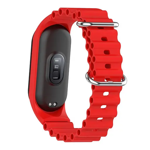 Ремешок Ocean Band для Xiaomi Mi Band 9/8/10 Красный / Red - фото 4