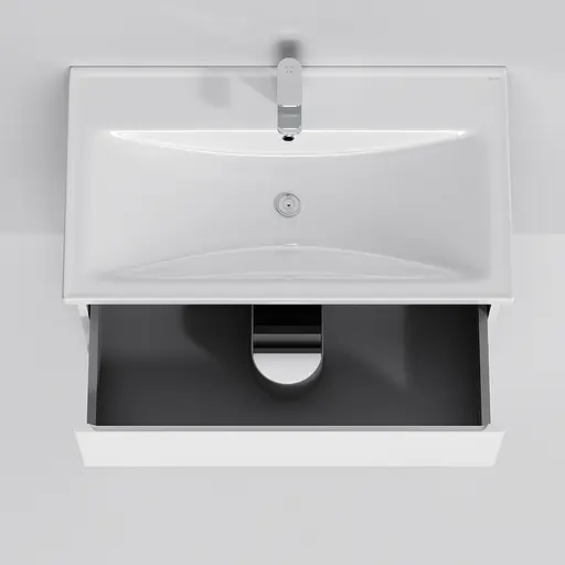 Тумба підлогова AM.PM X - Joy 80 см з умивальником M85-FSX0802-WC0802WG38 - фото 5