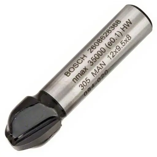 Фреза галтельная Bosch Professional Std S8 R6 D12 L9.2 (2.608.628.368)