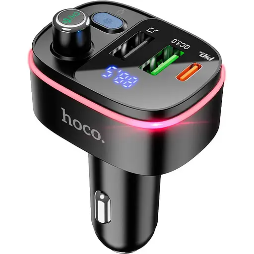 FM-трансмітер Hoco E62 Fast PD20W+QC3.0 BT FM Transmitter (756299) [85427]