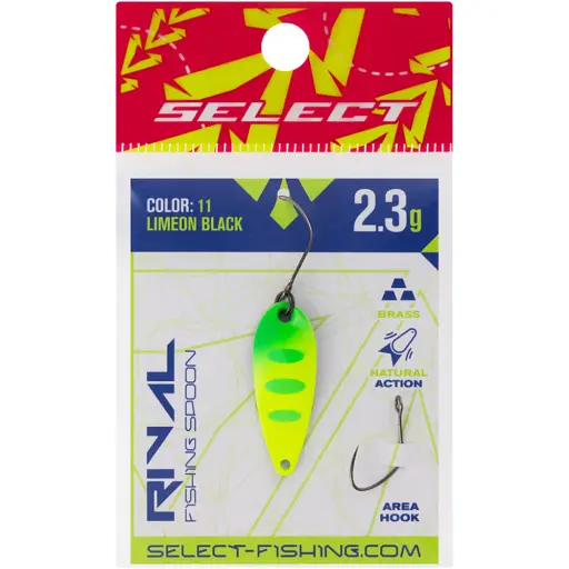 Блесна Select Rival 2.3g 30mm #11 LimeON Black - фото 2
