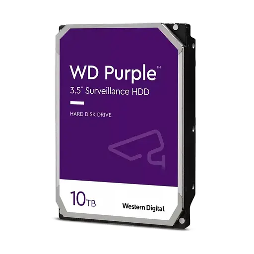 Жесткий диск 3.5" 10TB 256MB Western Digital Purple WD101PURP (090-00198)
