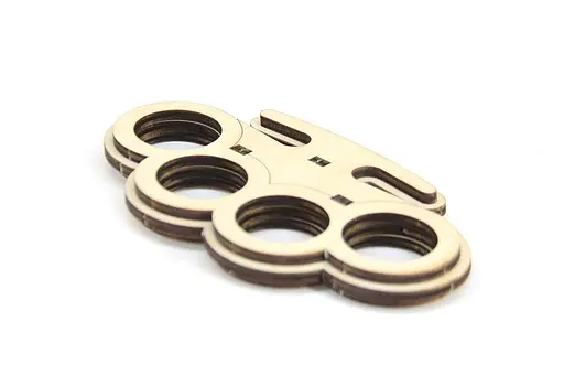 Дерев'яний конструктор "Кастет" 6 деталей - фото 1