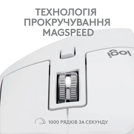 Беспроводная мышь Logitech MX Master 3S for Mac Performance Wireless Pale Grey (910-006572) - фото 5