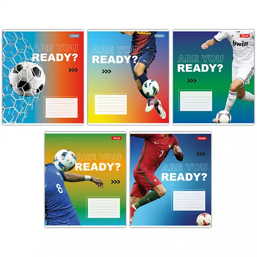 Зошити учнівські 24 аркуша лінія 1B Are you ready, 20 шт. в упаковці