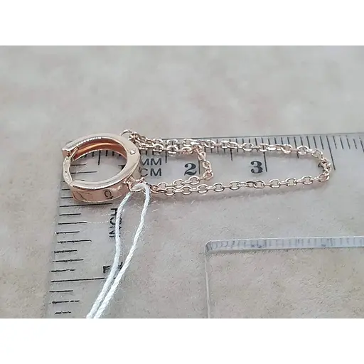 Золотая моносерьга Tango. 470615Ш - фото 4