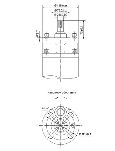 Насос відцентровий свердловинний DONGYIN 6SP30-14 380В 13кВт H 159(107)м Q 700(500)л/хв Ø145мм +пульт (з 3х частин) (7777293) - фото 5