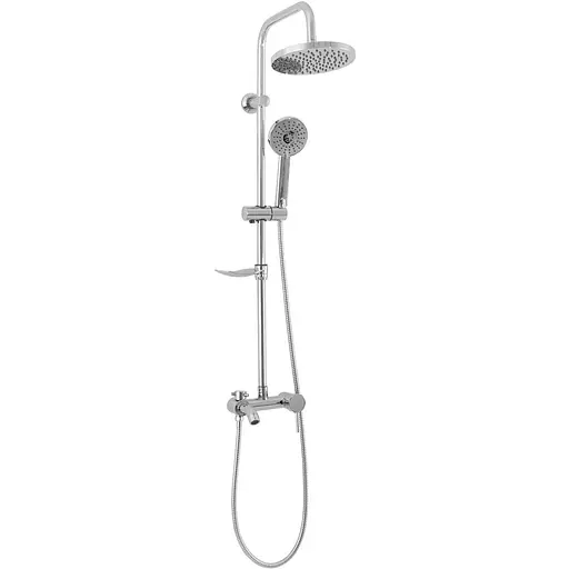 Душова система Rea Luis chrome хром з виливом REA-P7007, Хром - фото 1
