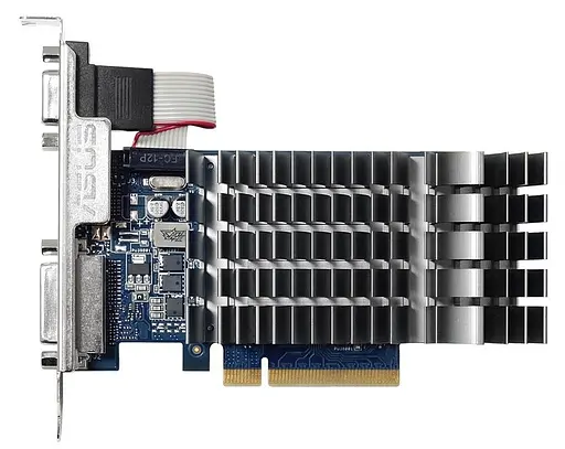 Видеокарта ASUS GT 710 2Gb (710-2-SL) (GDDR3, 64 bit, PCI-E 2.0 x16) Б/у - фото 2