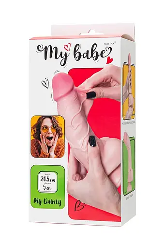 Фалоімітатор My Babe My Darling Realistic 20.5 cm (тілесний) - фото 5