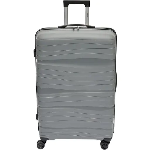 Набір валіз 4в1 ABS-пластик з кодовим замком і телескопічною ручкою сірий (P002) - фото 2