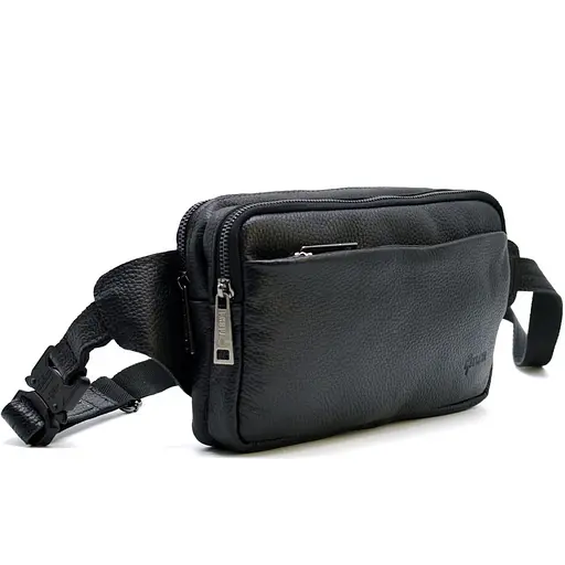 Чоловіча шкіряна сумка на пояс TARWA 25х15х4 см sum0026654 - фото 3