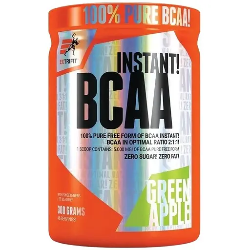 Амінокислота BCAA Extrifit BCAA Instant, 300 грам - Зелене яблуко
