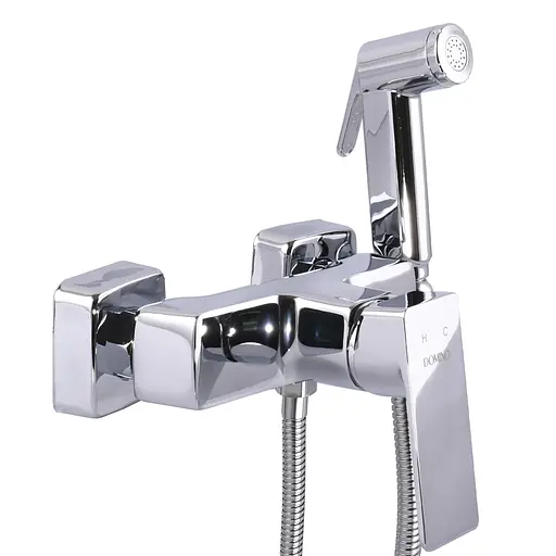 Змішувач для гігієнічного душу зовнішнього монтажу 150 мм Domino Dionis DDD-206N, Хром - фото 3