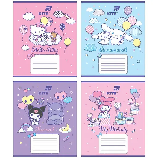 Набор тетрадей Kite HK-2 в косую линию 12 листов 25 шт. (HK26-235-2) - фото 1