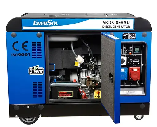 Генератор дизельний EnerSol 7.5/8 кВт SKDS-8EBAU - фото 2