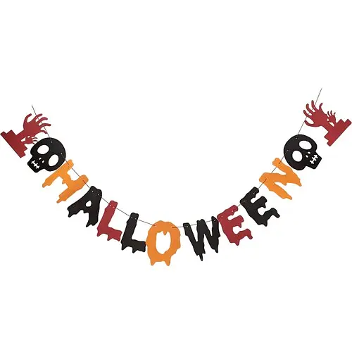 Гирлянда Halloween фетр - фото 1