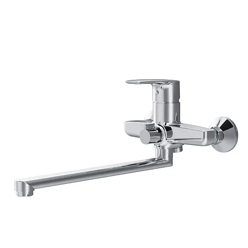 Змішувач для ванни Am.Pm Gem з довгим виливом хром F90E90000 Хром - фото 2