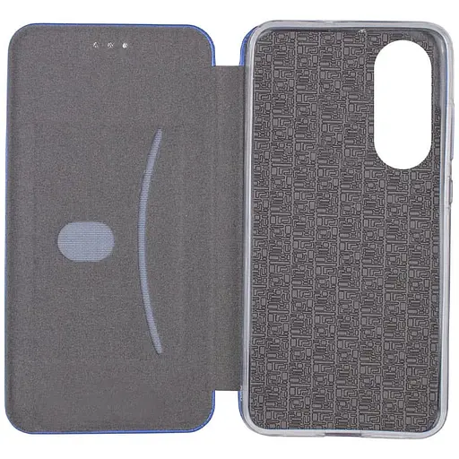 Кожаный чехол-книжка Epik Classy для Oppo A98 Синий - фото 3