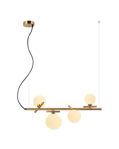 Подвесной светильник Italux PND-5622-4-BRO-W Reverso G9 4x25W IP20 латунный - фото 3