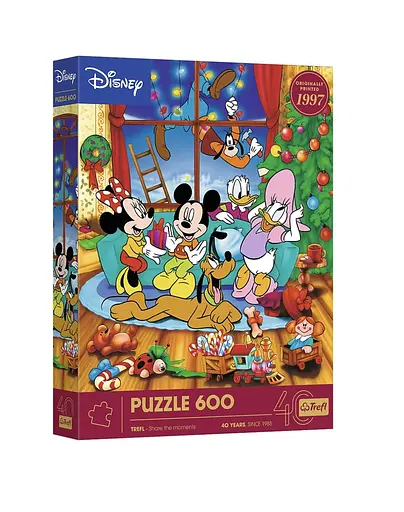 Пазли "40-річчя Міккі Мауса та друзі" 600 елементів 37602 Trefl, у коробці (5900511376029) - фото 1
